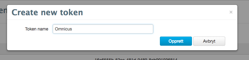SimCom add API token